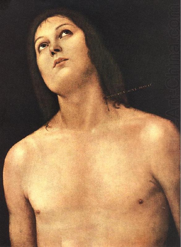 Bust of St. Sebastian sg, PERUGINO, Pietro